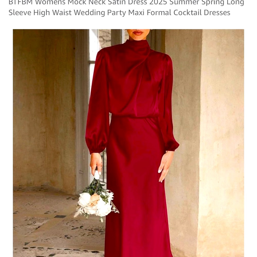 FLASH SALE: Must Go! Satin Summer High Waist Wedding Party/Formal Cocktail go-to